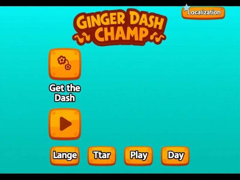 Ginger Dash Champ in Multiple Indian Languages - Hindi, Tamil, Bengali, and Punjabi Ginger Dash Champ Localization Screens